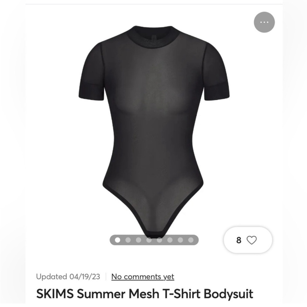 Never worn mesh skims bodysuit